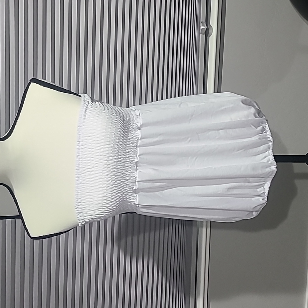 Tube top, white M